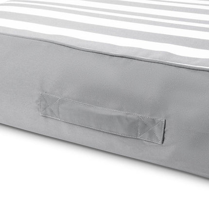 Spire Adalus Luxury Pool Lounge Grey Stripe RL-935G.