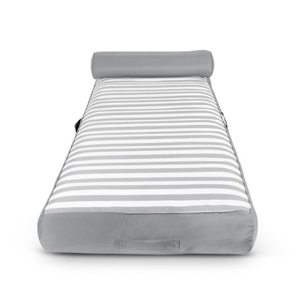 Spire Adalus Luxury Pool Lounge Grey Stripe RL-935G.