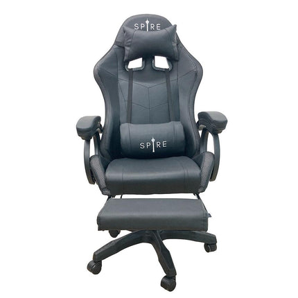 Spire Onyx Gaming/Office Chair w/ RGB Lighting And Massager Black 815EB.