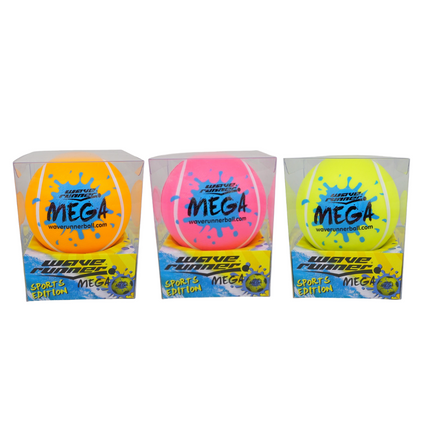 WAVE RUNNER MEGA SPORT BALL 9CM ASST - WR800B-SPT.