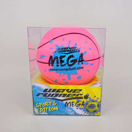 WAVE RUNNER MEGA SPORT BALL 9CM ASST - WR800B-SPT.