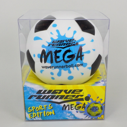WAVE RUNNER MEGA SPORT BALL 9CM ASST - WR800B-SPT.