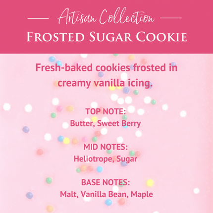 Frosted Sugar Cookie 2.5 oz Artisan Wax Melt.