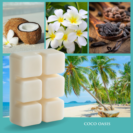 Coco Oasis Classic Wax Melts 2.5oz.
