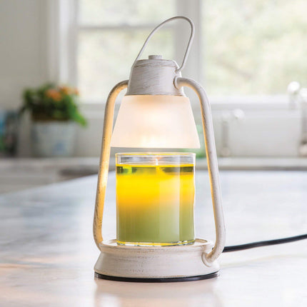Beacon Candle Warmer Lantern Brushed Champagne.