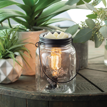 Mason Jar Edison Bulb Illumination Warmer.