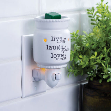 Live Laugh Love Pluggable Warmer.