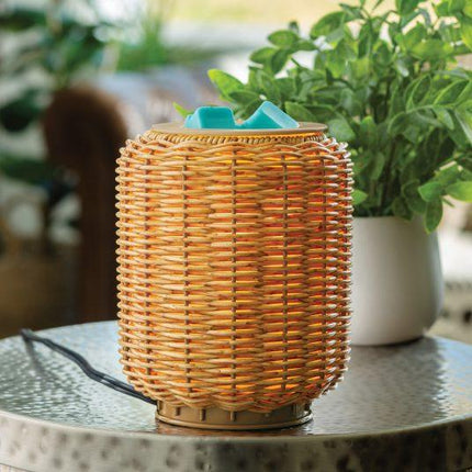 Wicker Lantern Illumination Warmer.
