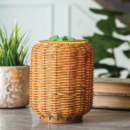 Wicker Lantern Illumination Warmer.