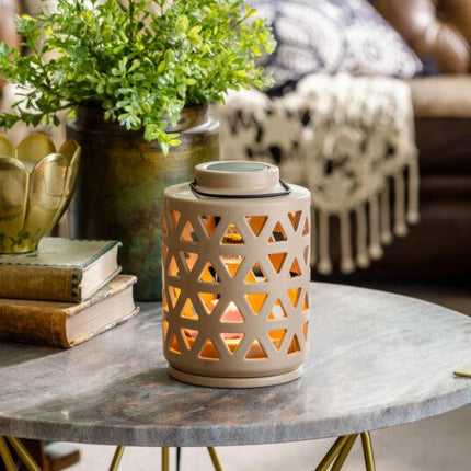 Geo Lantern Canopy Illumination Warmer.