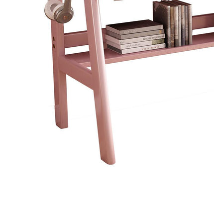 Ave Solid Wood Study Desk with Shelf and Drawers/Bookcase/Rubberwood.