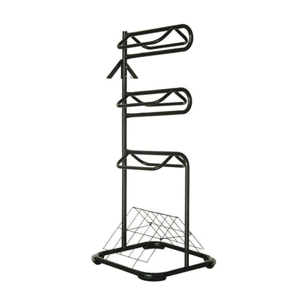Samland Heavy Duty Three Tier Rotable Saddle Stand Saddle Rack.