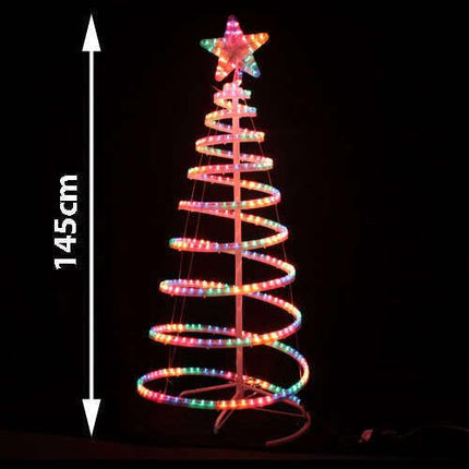 Samland Led 145cm Rope Light Christmas Tree & Star Motif Xmas New.