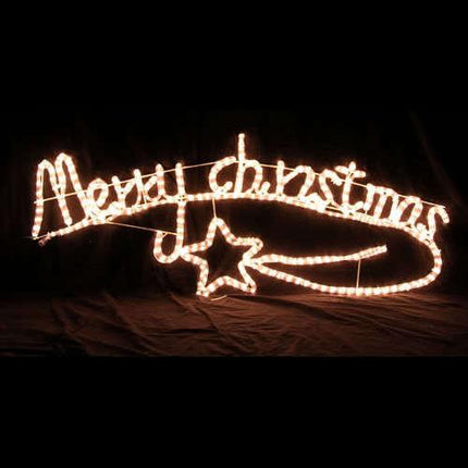 Samland Animated Merry Christmas Motif Rope Light W/ Controller.