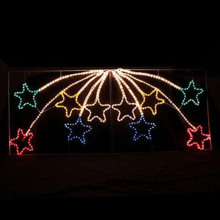 Samland Led Animated 10 Stars Motif Rope Light for Christmas 2.2m.