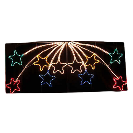 Samland Led Animated 10 Stars Motif Rope Light for Christmas 2.2m.