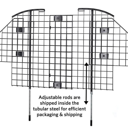 Samland Universal Pet Barrier Fence for Car Van 4WD Vehicles Duty Wire Mesh Car Guard.