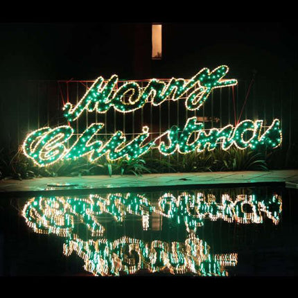 Samland 5.5m Merry Christmas Sign Led Rope Light Commercial.