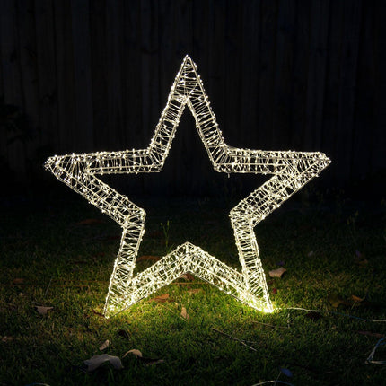 Samland 3d Frame Led Star Warm White For Christmas Decoration - 3DStar_M.