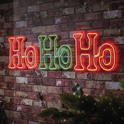Samland 150CM HO HO HO NEON ROPE LIGHT FOR CHRISTMAS DECORATION.