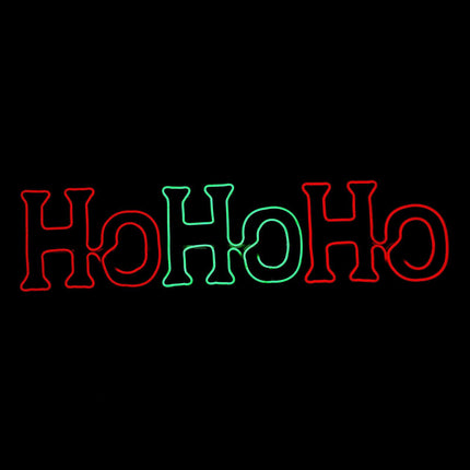 Samland 150CM HO HO HO NEON ROPE LIGHT FOR CHRISTMAS DECORATION.
