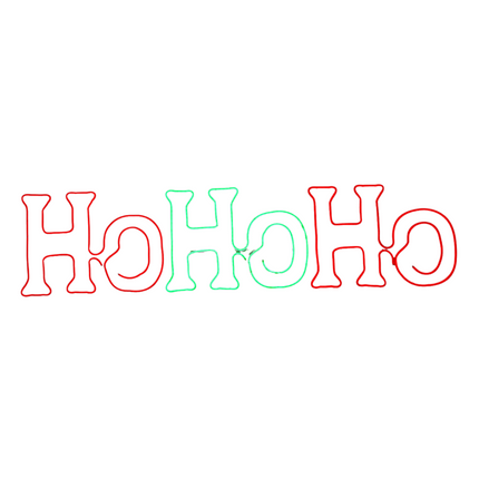 Samland 150CM HO HO HO NEON ROPE LIGHT FOR CHRISTMAS DECORATION.