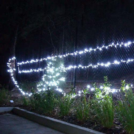 Samland 24m 200 LED Christmas Fairy Light Clear String in White.