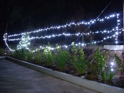 Samland 55M Long 500 LED Fairy Rope Christmas Light in Ultra White.