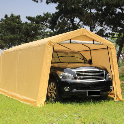 Samland Portable Carport Garage Shelter Canopy Single Size 10x20FT.