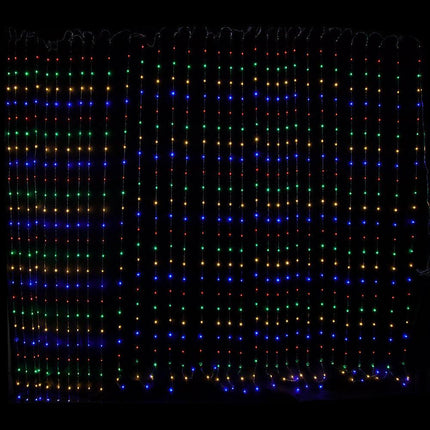 Samland 750 LED 620cmx240cm Copper Wire Curtain Light in Multi Colour.