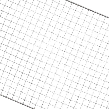Samland 22x12cm BBQ Grill Mesh Fish Meat Rectangle Net Mat Barbecue Pad for Camping.