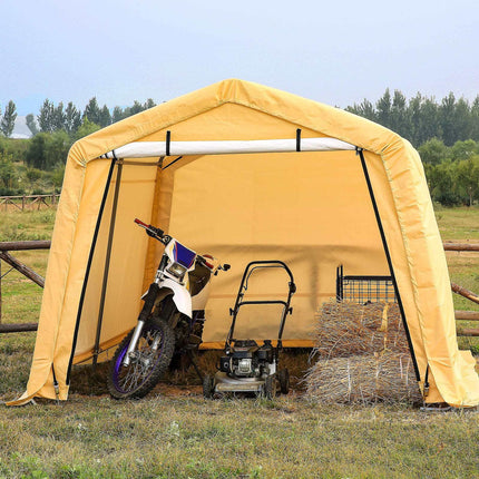 Samland Portable Storage Garage Shelter Size 10x10FT.