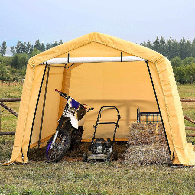 Samland Portable Storage Garage Shelter Size 10x10FT.