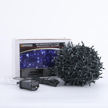 Samland 1200 Led Christmas Fairy Light Blue & White.