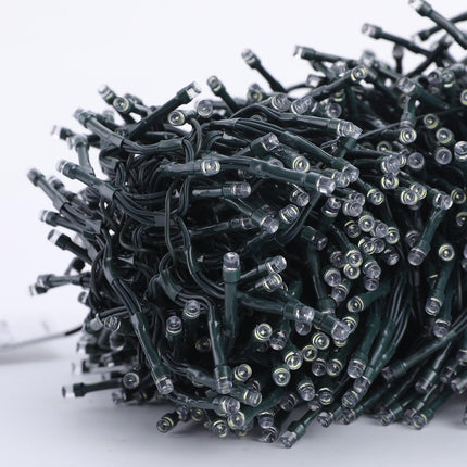 Samland 1200 Led Cluster Fairy Light Blue White For Christmas Decoration.