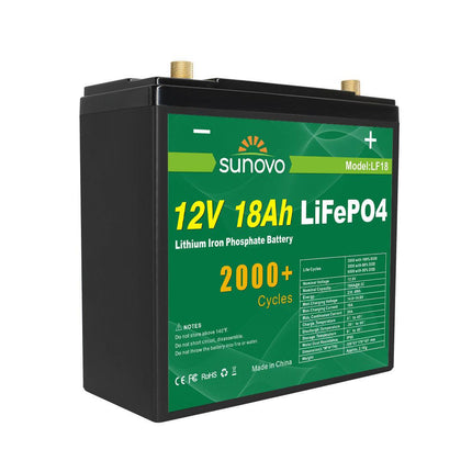 Samland 12V 18AH Deep Circle Lifepo4 Battery Rechargeable Lithium.