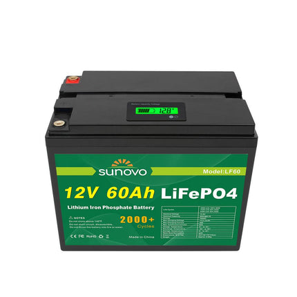 Samland 12V 60AH Deep Circle Lifepo4 Lithium Battery Rechargeable.