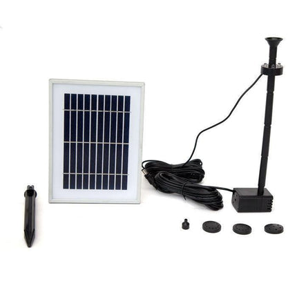 Samland 6V 200LPH Solar Pump with Battery Backup Panel for Small Pond Fountain Feature.