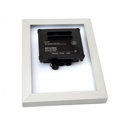 Samland 6V 200LPH Solar Pump with Battery Backup Panel for Small Pond Fountain Feature.