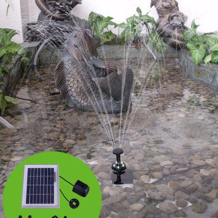 Samland 6V 200LPH Solar Pump with Battery Backup Panel for Small Pond Fountain Feature.