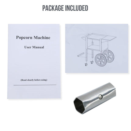 Samland Large Wheeled Cart Trolley for Popcorn Machine.