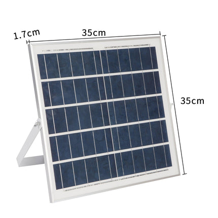 Samland 297 Led Solar Flood Light Outdoor with Remote Control 100W Cold White.