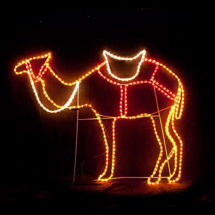 Samland Wise Men'S Camel Led Christmas Motif Rope Light Nativity.