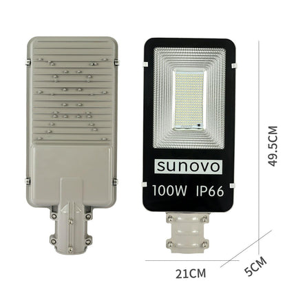 Samland 100W SOLAR GARDEN PATHWAY STREET LIGHT ADJUSTABLE SOLAR PANEL.