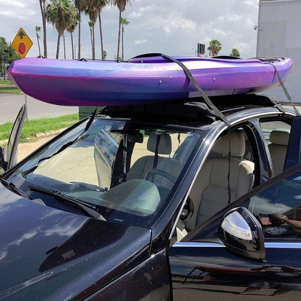 Samland Pair of Universal Soft Roof Rack Kayak Surfboard Universal for Car SUV(SRR600).