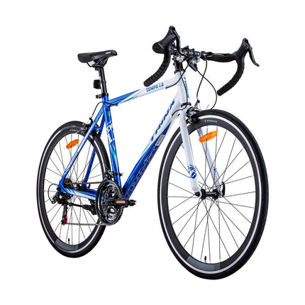 Samland 700C ROAD BIKE TEMPO1.0 SHIMANO 21 SPEED RACING BICYCLE 56CM BLUE/WHITE.