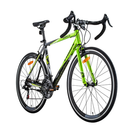 Samland 700C ROAD BIKE TEMPO1.0 SHIMANO 21 SPEED RACING BICYCLE 59CM GREEN/BLACK.