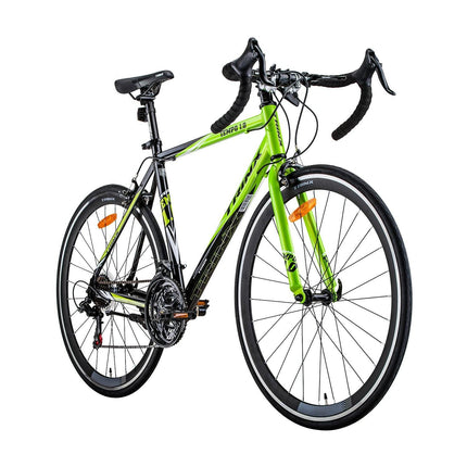 Samland 700C ROAD BIKE TEMPO1.0 SHIMANO 21 SPEED RACING BICYCLE 59CM GREEN/BLACK.