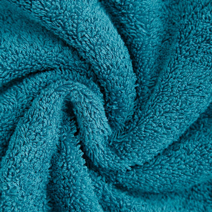 Samland Premium Cotton Washcloths 4-Pack Quick-Dry Face Towels Set-Blue.