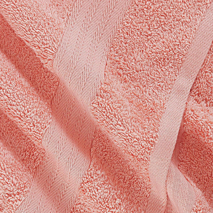 Samland Premium Cotton Washcloths 4-Pack Quick-Dry Face Towels Set-Coral.
